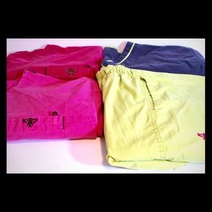 Med Couture Scrubs Lot of 4 Size 3XL Tops/1 Pants